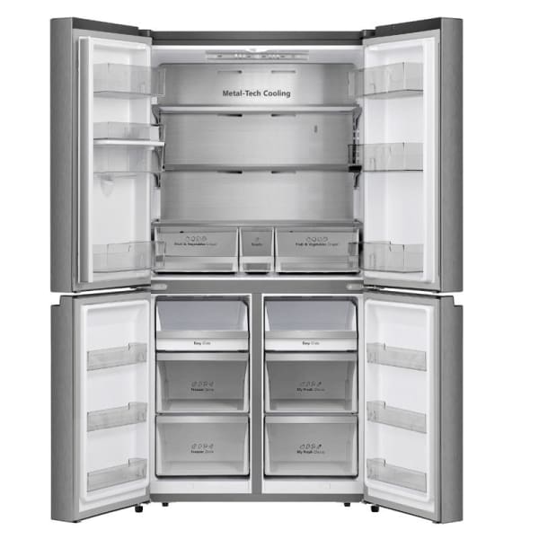 Réfrigérateur HISENSE 579 Litres Side By No Frost inox avec fontaine et afficheur (RQ5N560NMII) Réfrigérateur HISENSE 579 Litres Side By No Frost inox avec fontaine et afficheur (RQ5N560NMII)